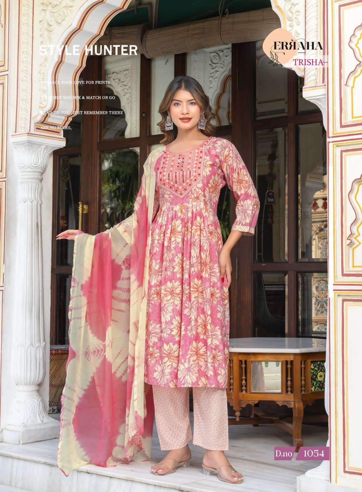 Erraha Trisha Vol 6 Rayon Salwar Suit Set - Amrah Wholesale