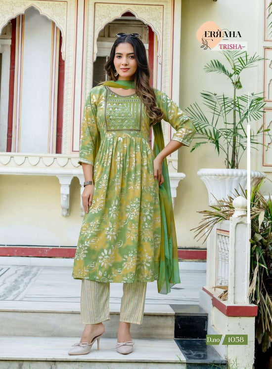 Erraha Trisha Vol 6 Rayon Salwar Suit Set - Amrah Wholesale