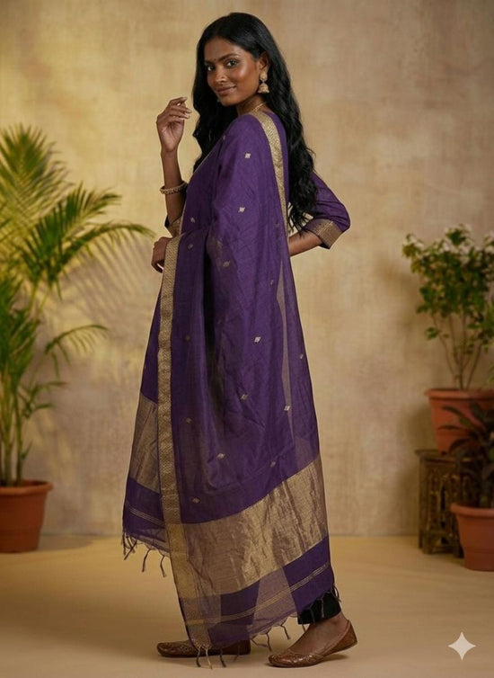 F Mahi 10 Kanchi Cotton Jacquard Printed Kurti Set
