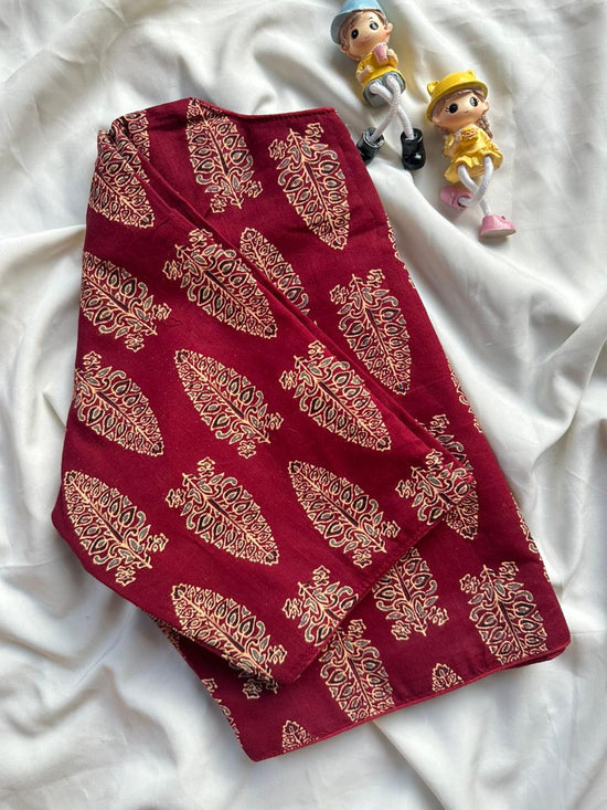 Fab Ajrakh Vol 5 Cotton Printed Blouse