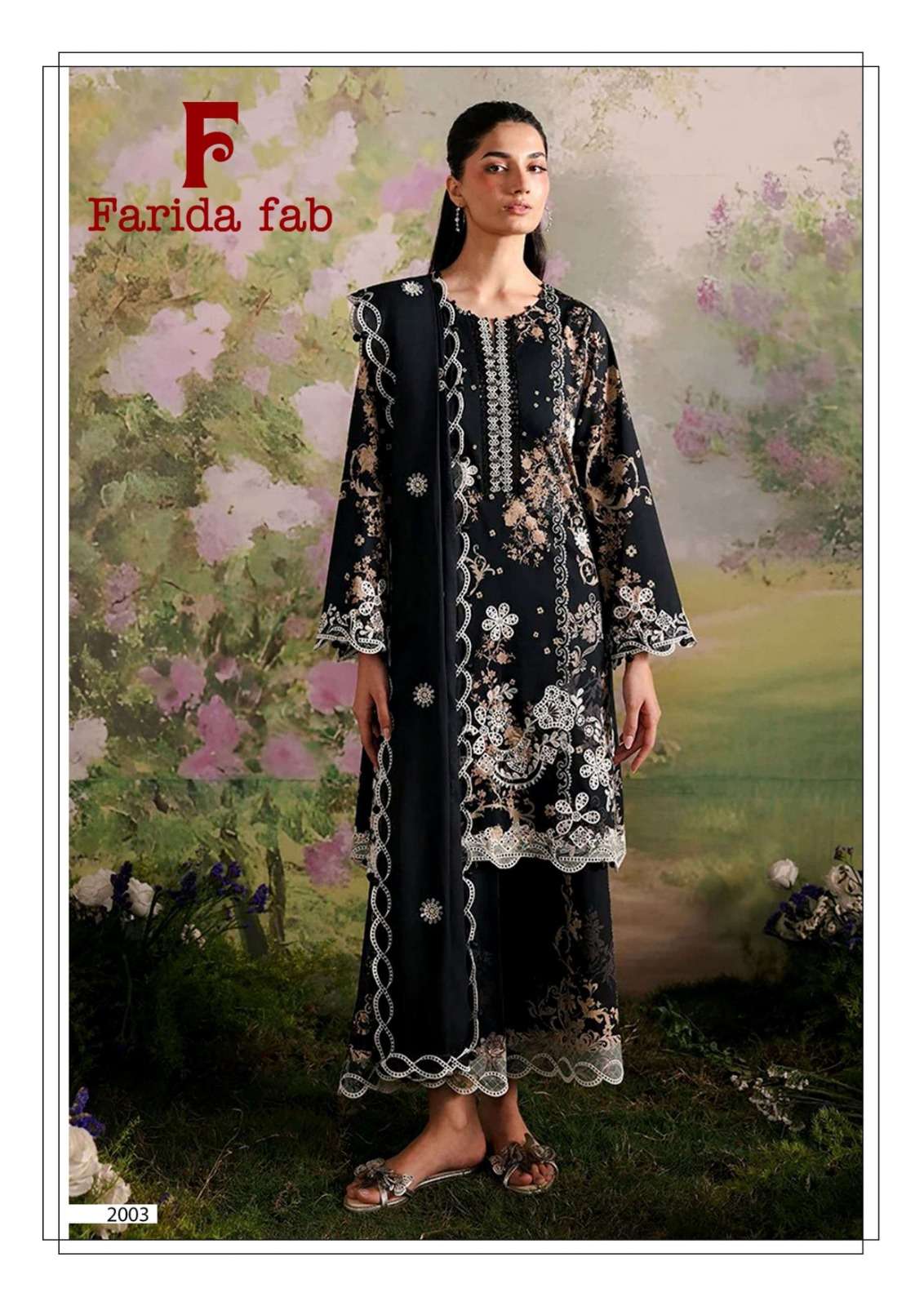Farida Fab Charizma Vol-2 Cotton Unstitched Pakistani Suit
