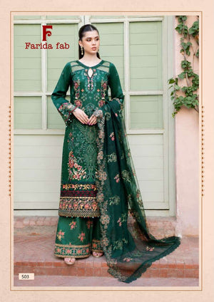 Farida Fab Elaaf Vol-5 Cotton Printed Pakistani Suit