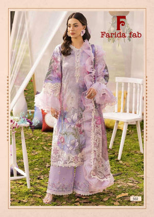 Farida Fab Elaaf Vol-5 Cotton Printed Pakistani Suit