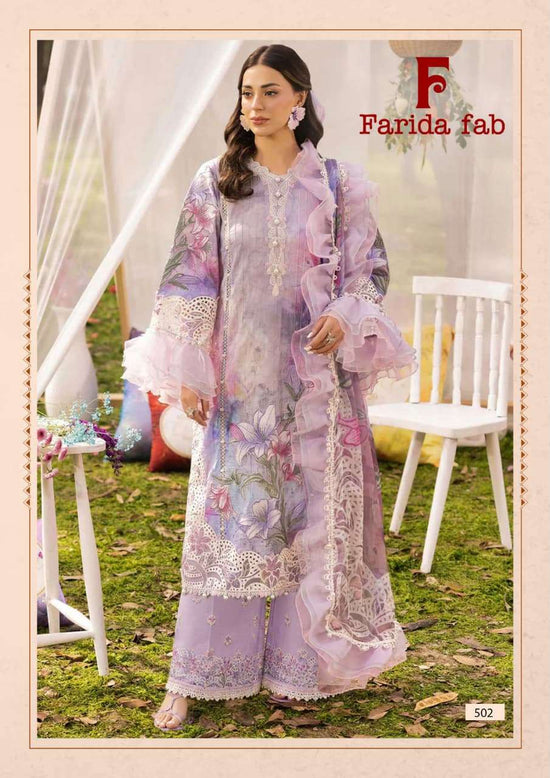 Farida Fab Elaaf Vol-5 Cotton Printed Pakistani Suit