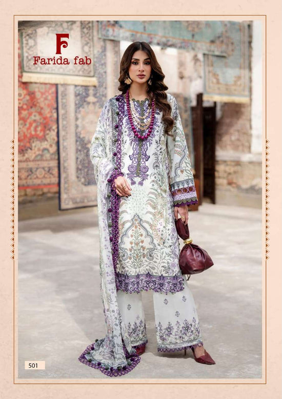 Farida Fab Elaaf Vol-5 Cotton Printed Pakistani Suit