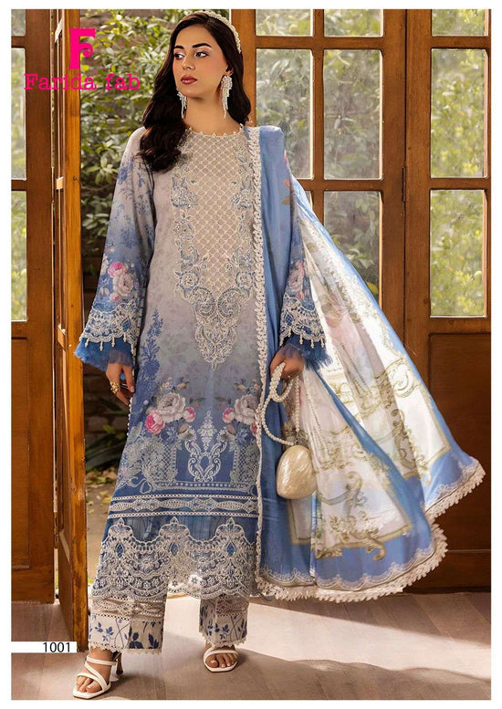 Farida Fab Parian Dream Vol 22 Cotton Printed Dress Material