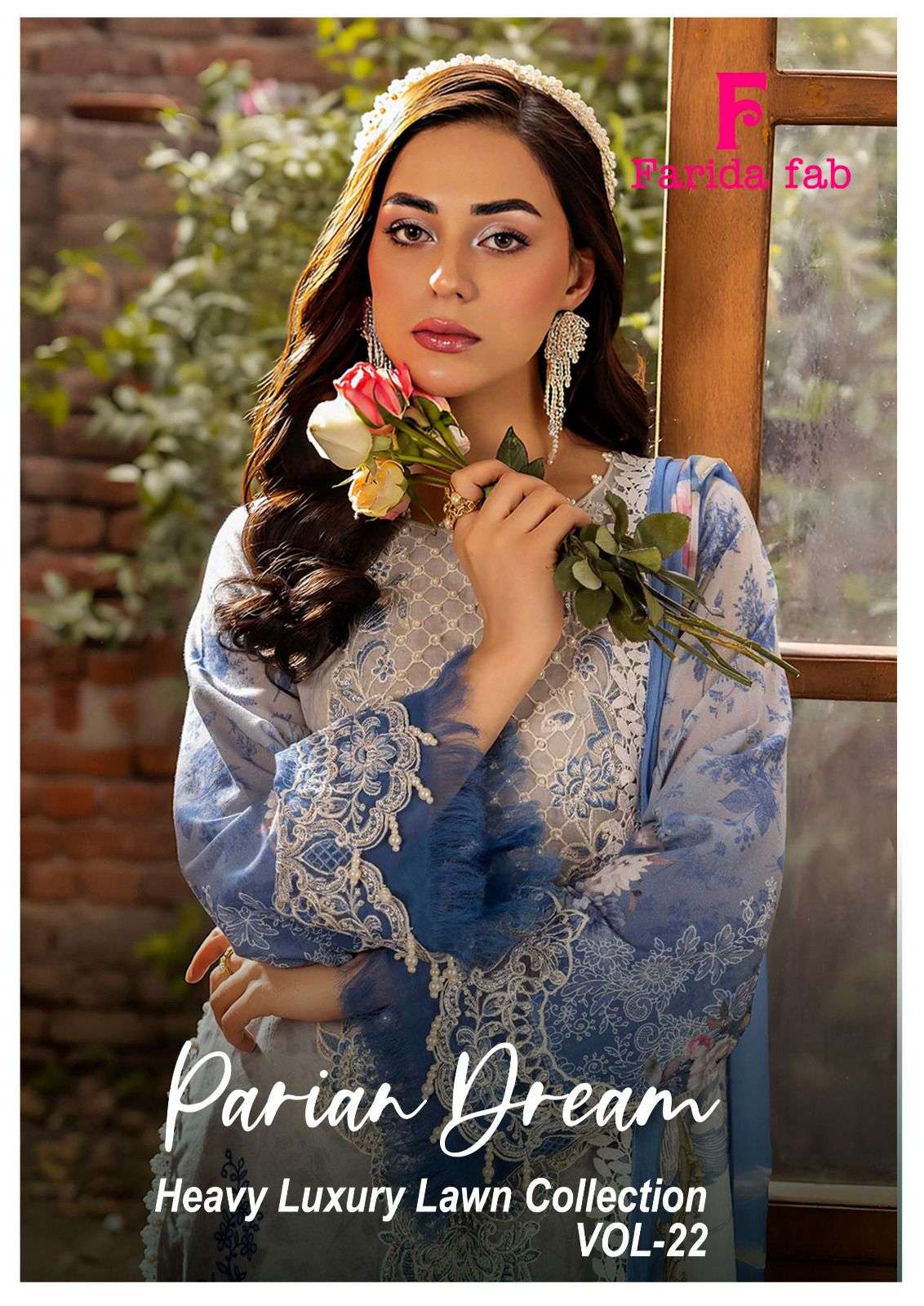 Farida Fab Parian Dream Vol 22 Cotton Printed Dress Material - Amrah Wholesale