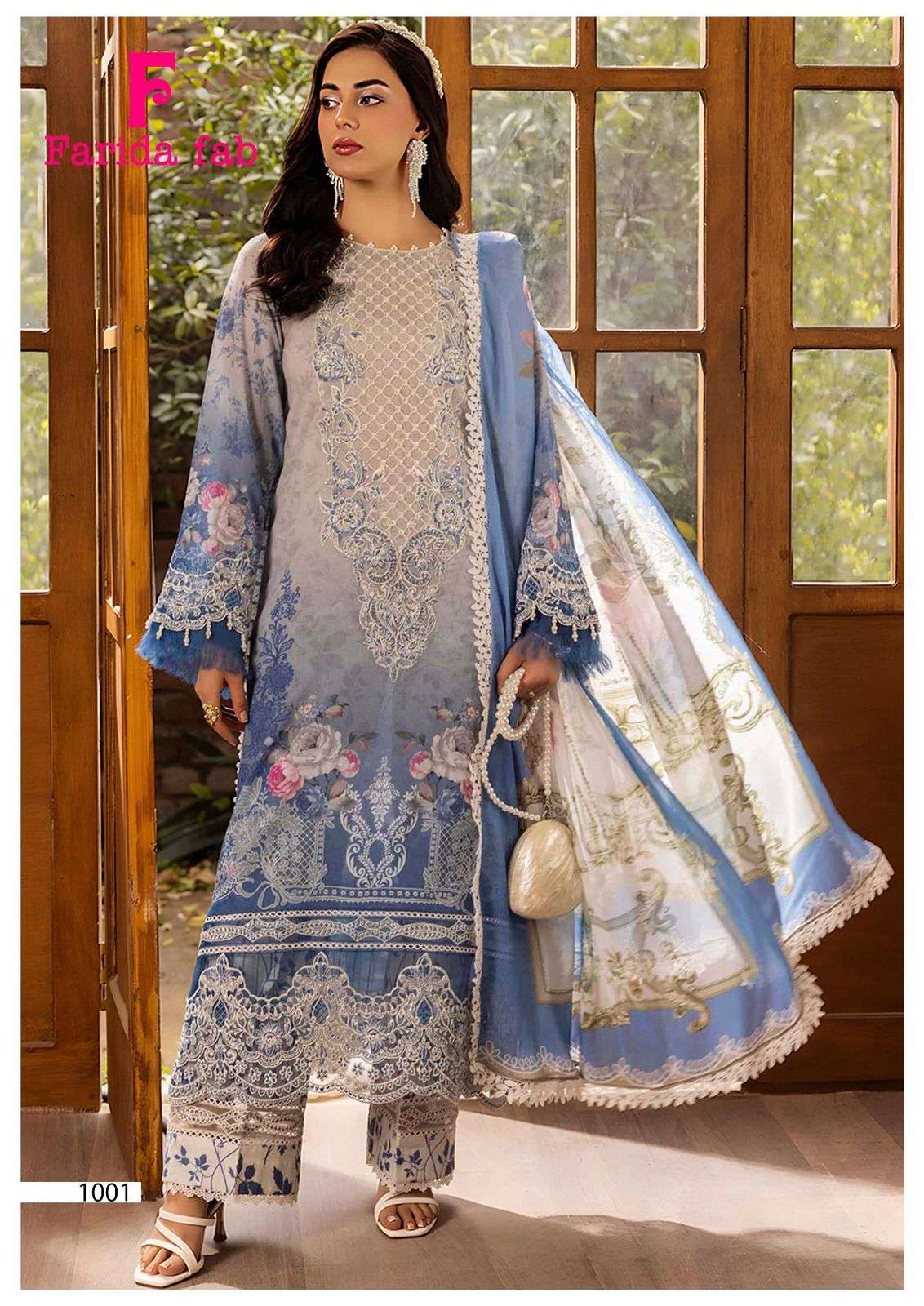 Farida Fab Parian Dream Vol 22 Cotton Printed Dress Material - Amrah Wholesale