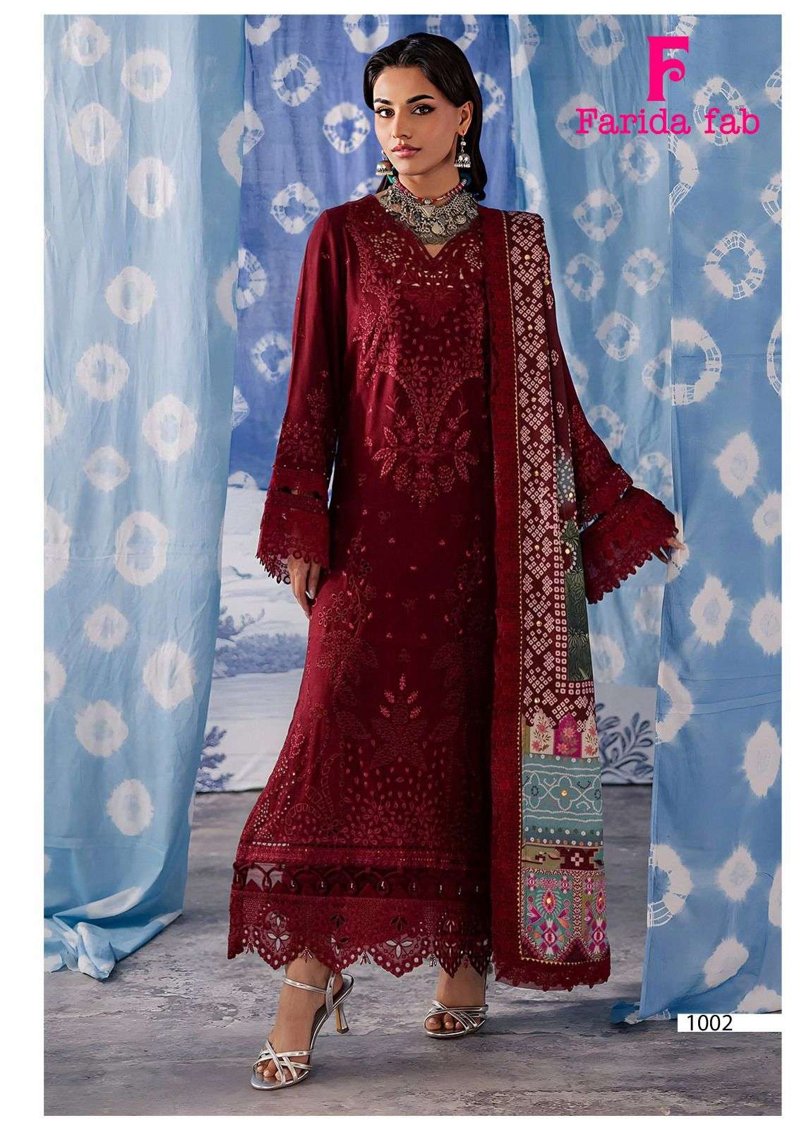 Farida Fab Parian Dream Vol 22 Cotton Printed Dress Material - Amrah Wholesale