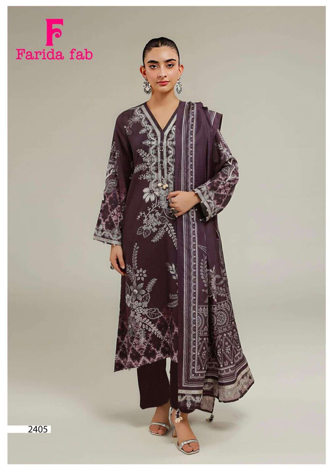 FARIDA FAB Parian Dream Vol-24 Cotton Printed Pakistani Suit - Amrah Wholesale
