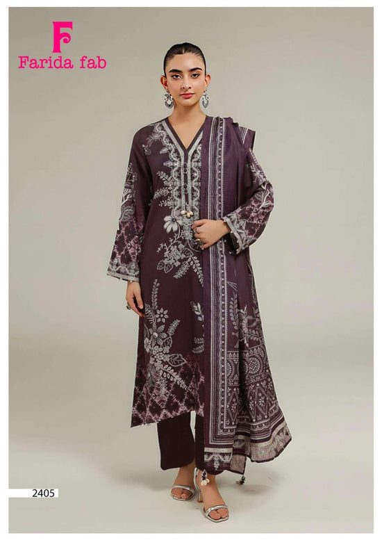 FARIDA FAB Parian Dream Vol-24 Cotton Printed Pakistani Suit - Amrah Wholesale
