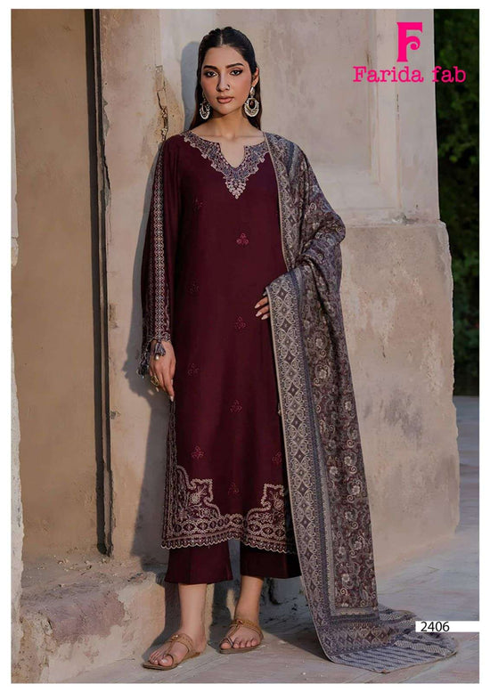 FARIDA FAB Parian Dream Vol-24 Cotton Printed Pakistani Suit - Amrah Wholesale