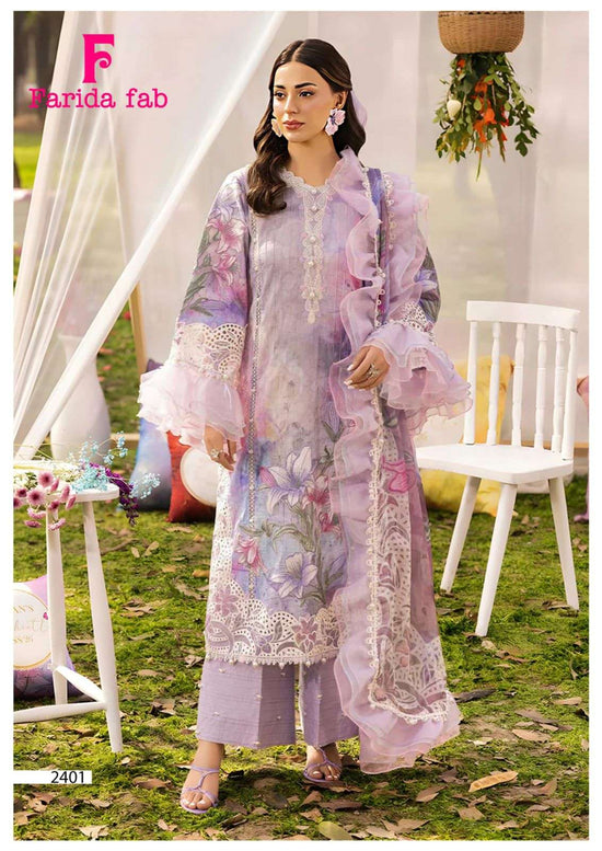 FARIDA FAB Parian Dream Vol-24 Cotton Printed Pakistani Suit - Amrah Wholesale