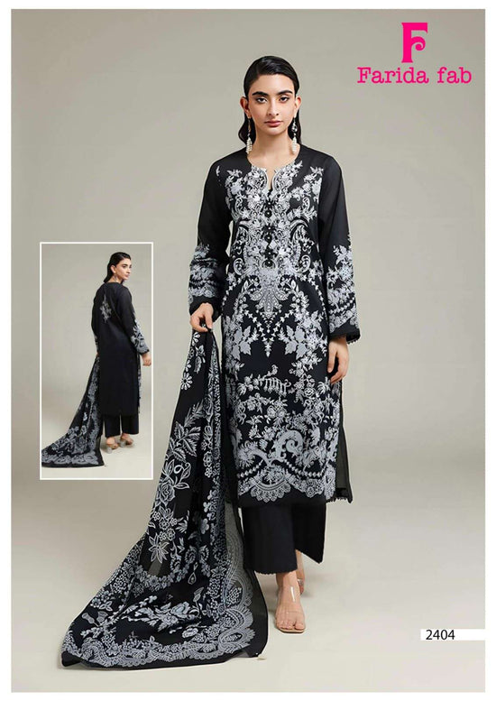 FARIDA FAB Parian Dream Vol-24 Cotton Printed Pakistani Suit - Amrah Wholesale