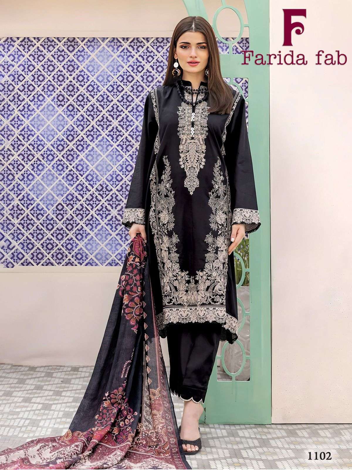 Farida Fab Crimson Vol-01