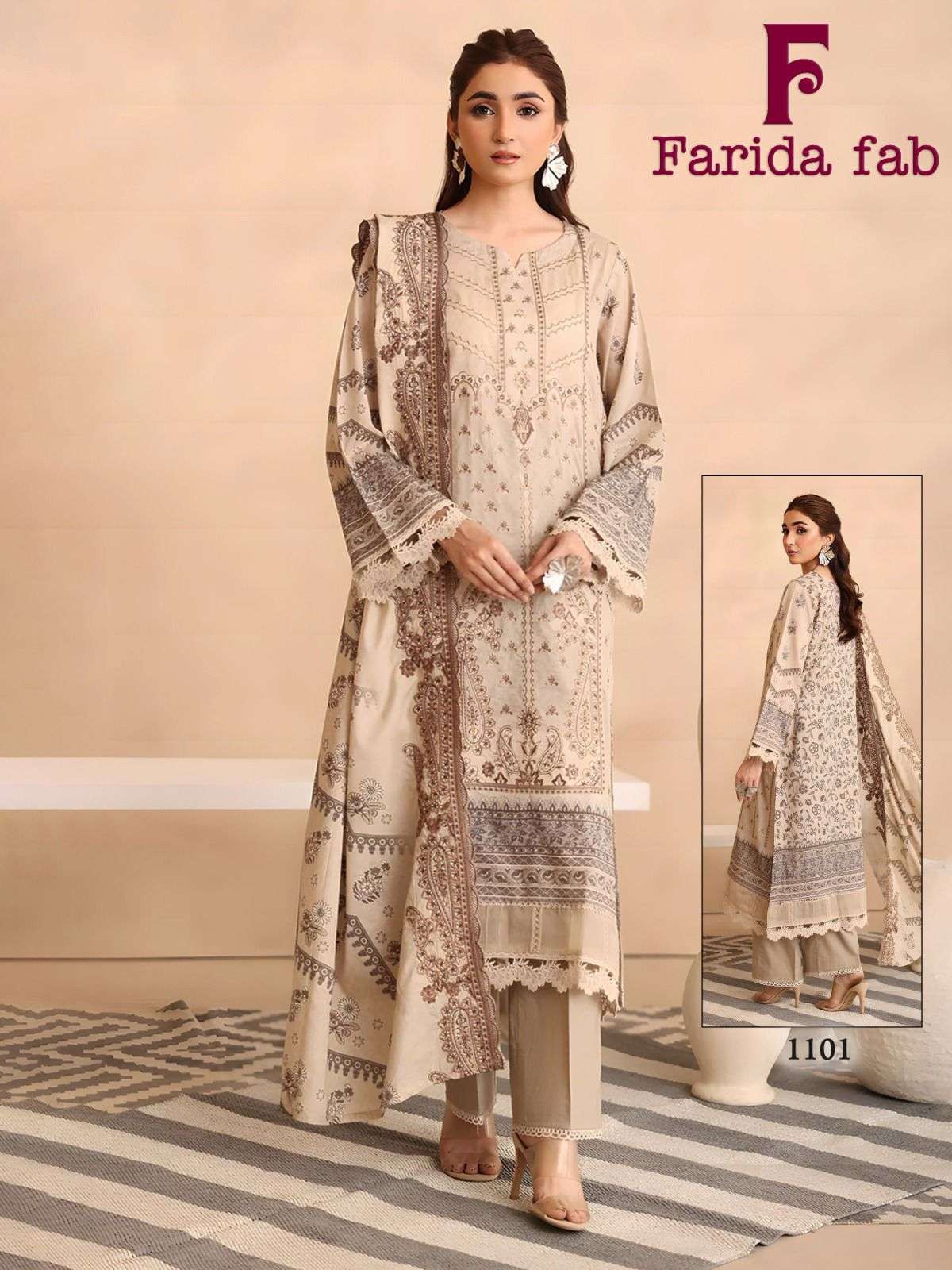 Farida Fab Crimson Vol-01