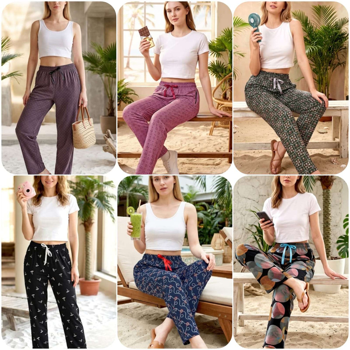Fashion Talk D-6161 Hosiery Printed Lounge Pyjamas