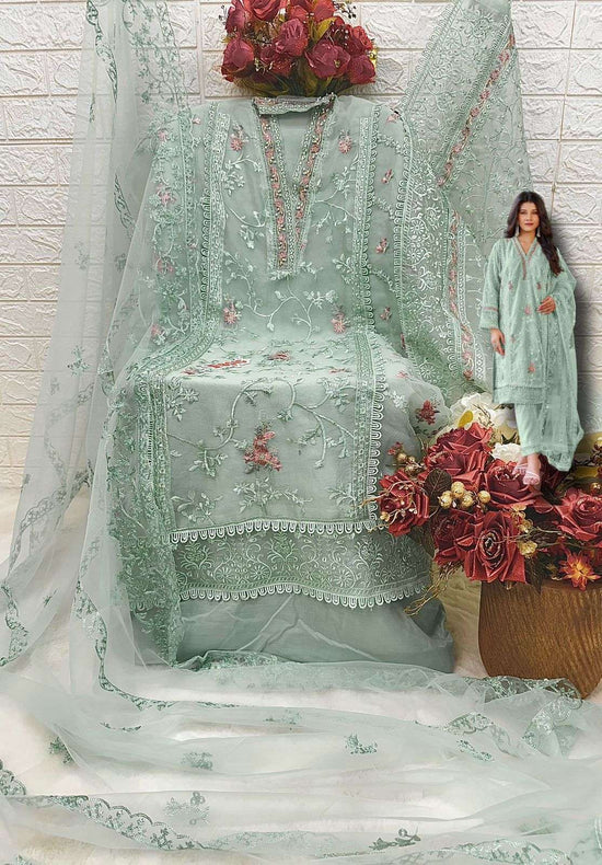 FEPIC Rosemeen C-1631 Organza Pakistani Suit - Amrah Wholesale