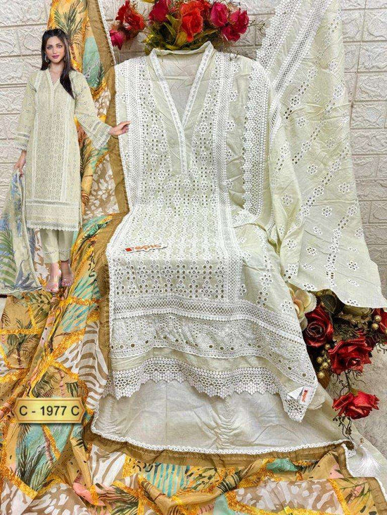 Fepic Rosemeen C-1977 Cotton Pakistani Suit