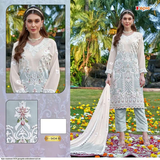 FEPIC Rosemeen C-5434 Organza Pakistani Suit - Amrah Wholesale