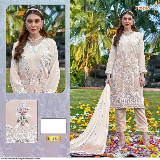 FEPIC Rosemeen C-5434 Organza Pakistani Suit - Amrah Wholesale