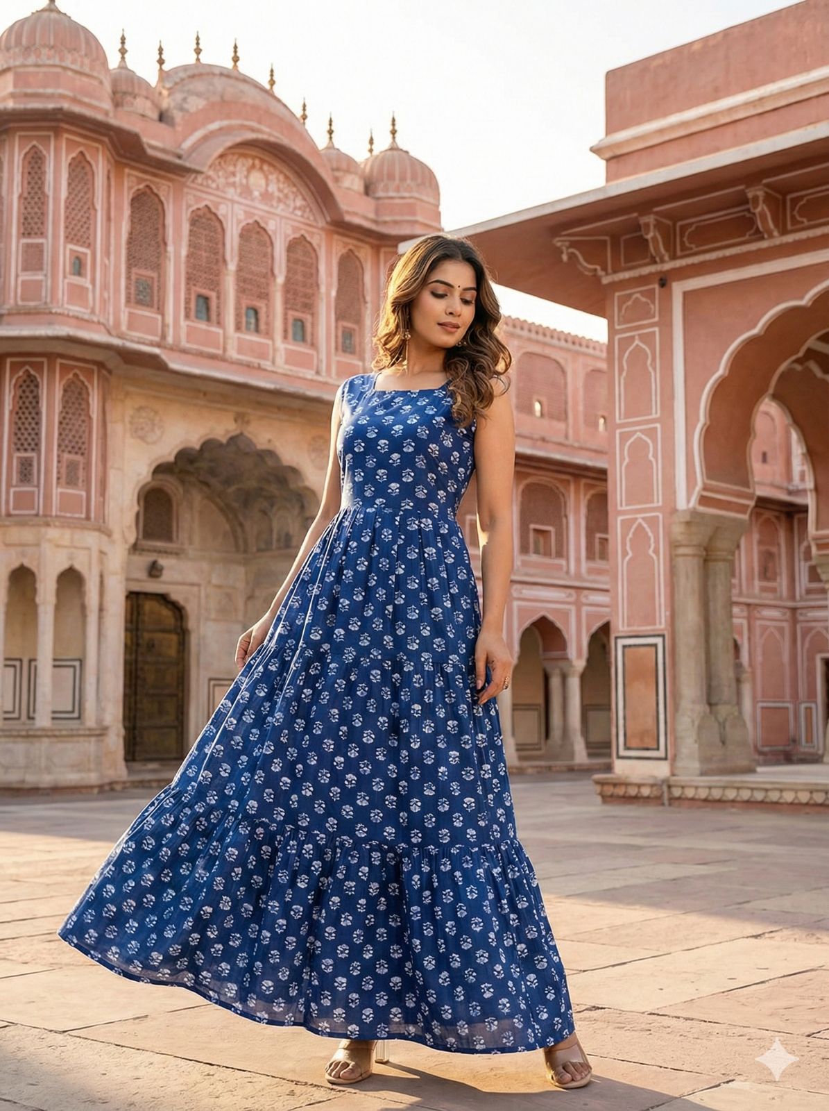 Floral 01 To 05 Cotton Dresses