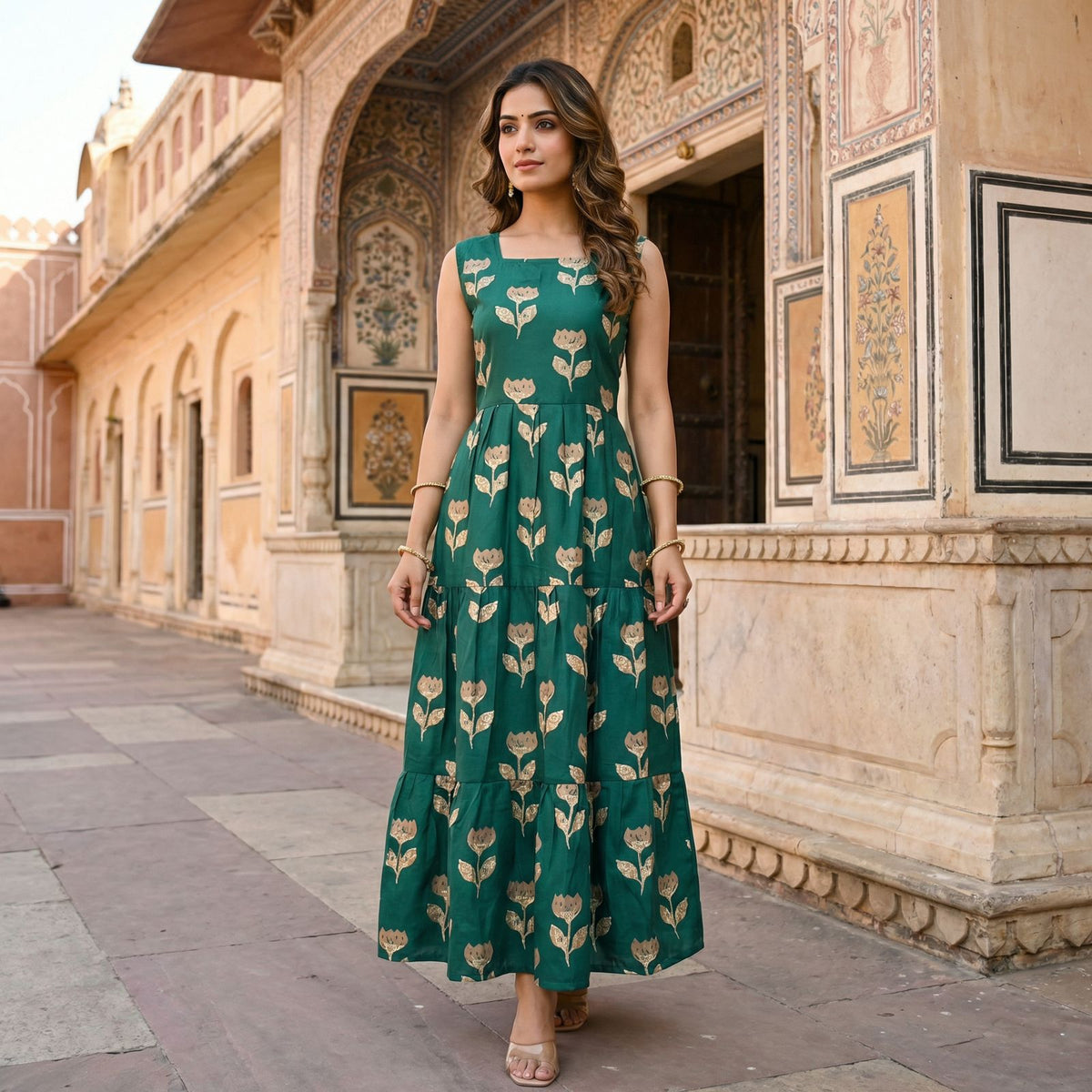 Floral 01 To 05 Cotton Dresses