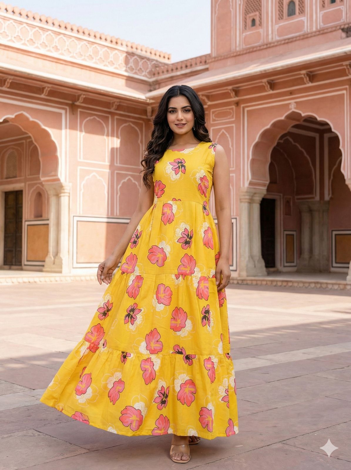 Floral 01 To 05 Cotton Dresses