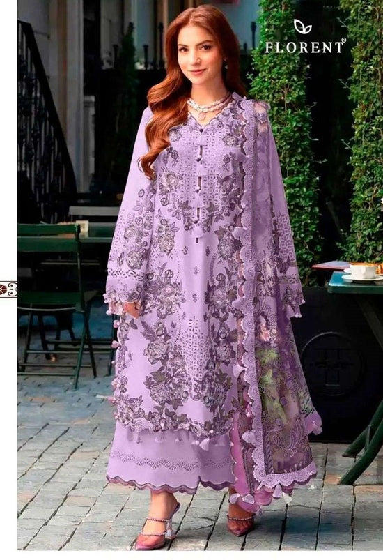 FLORENT 1072 Cambric Cotton Pakistani Suit Set - Amrah Wholesale