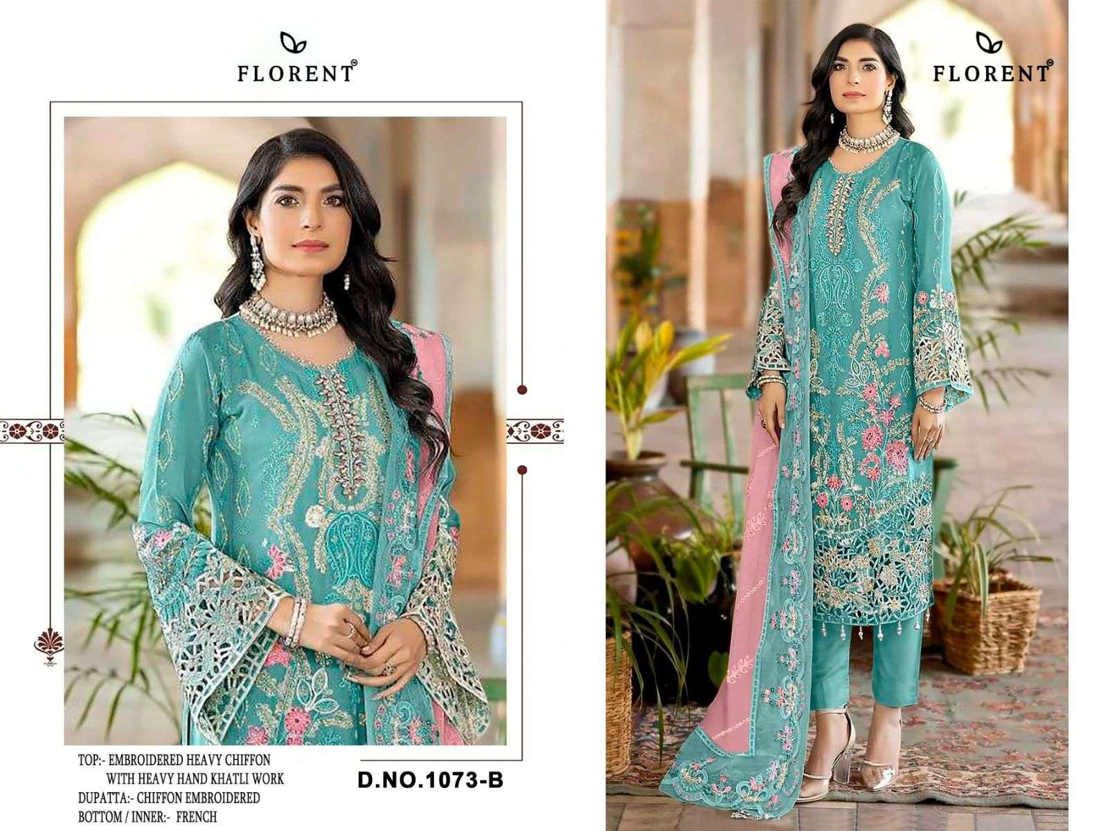 FLORENT 1073 A TO D Series Pakistani Suit Wholesale Catalogue - Amrah Wholesale