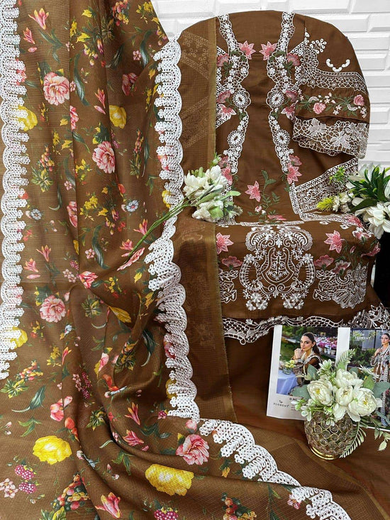 FLORENT 1074 Cambric Cotton Printed Pakistani Suit - Amrah Wholesale