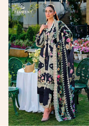 FLORENT 1074 Cambric Cotton Printed Pakistani Suit