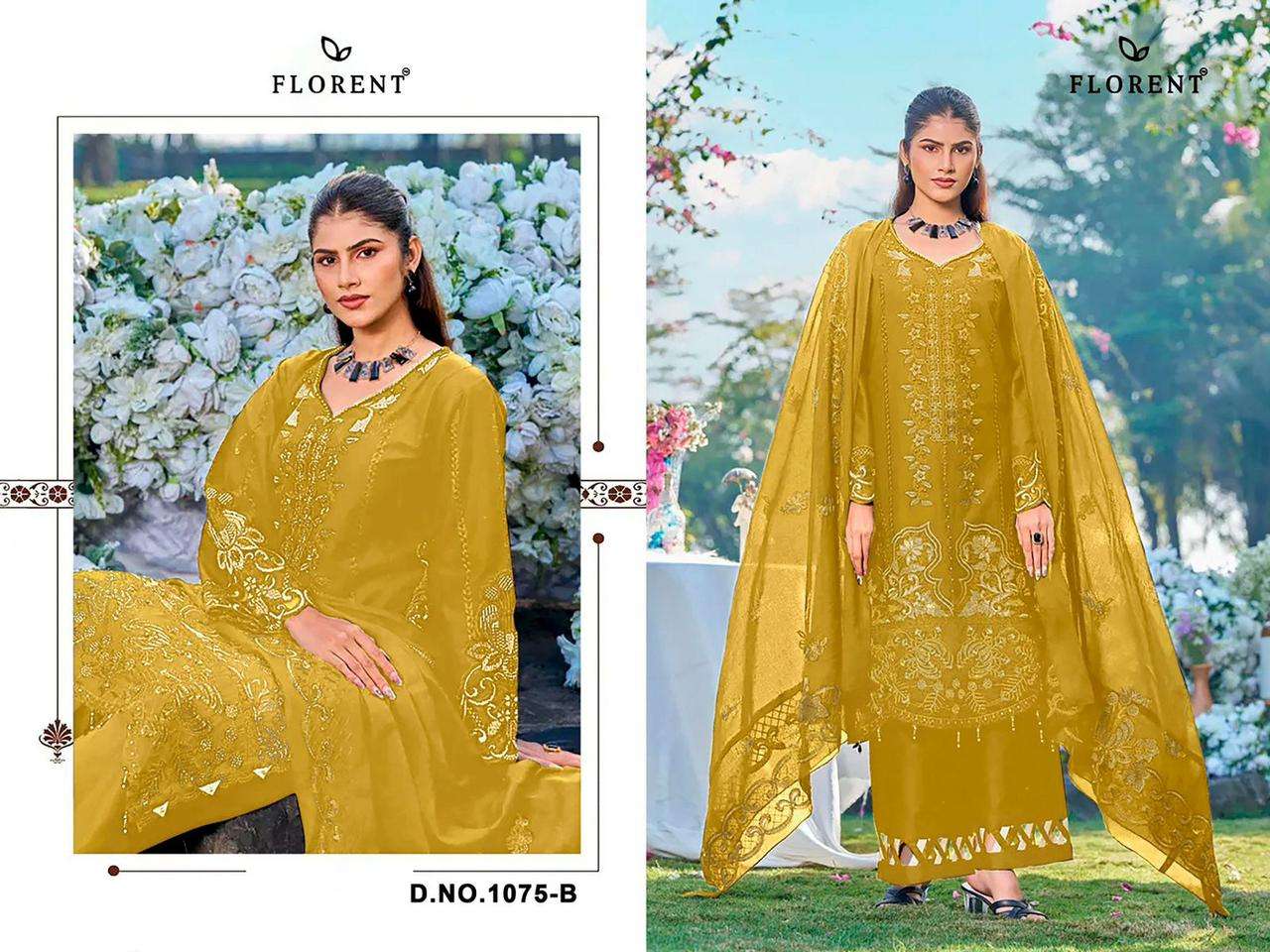 Florent 1075 Cambric Cotton Pakistani Suit Set