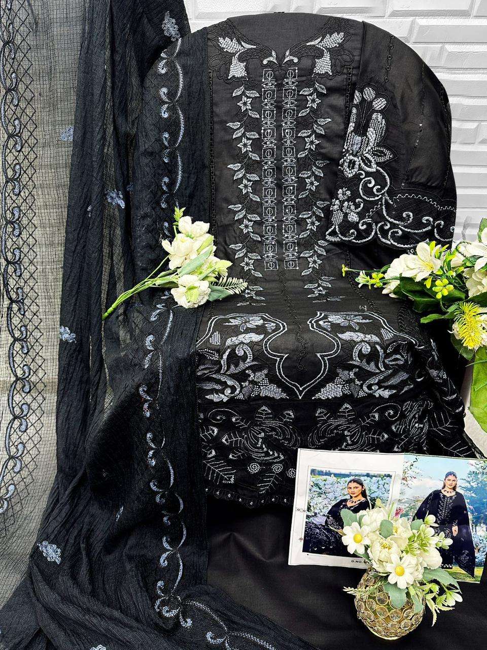 Florent 1075 Cambric Cotton Pakistani Suit Set
