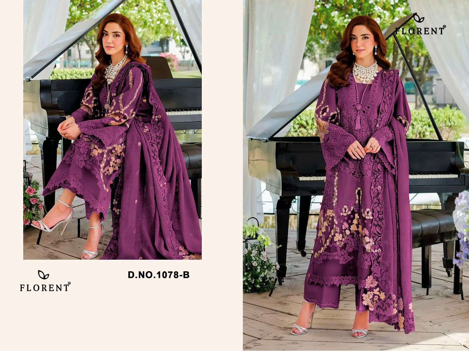 Florent 1078 Cambric Cotton Pakistani Suit