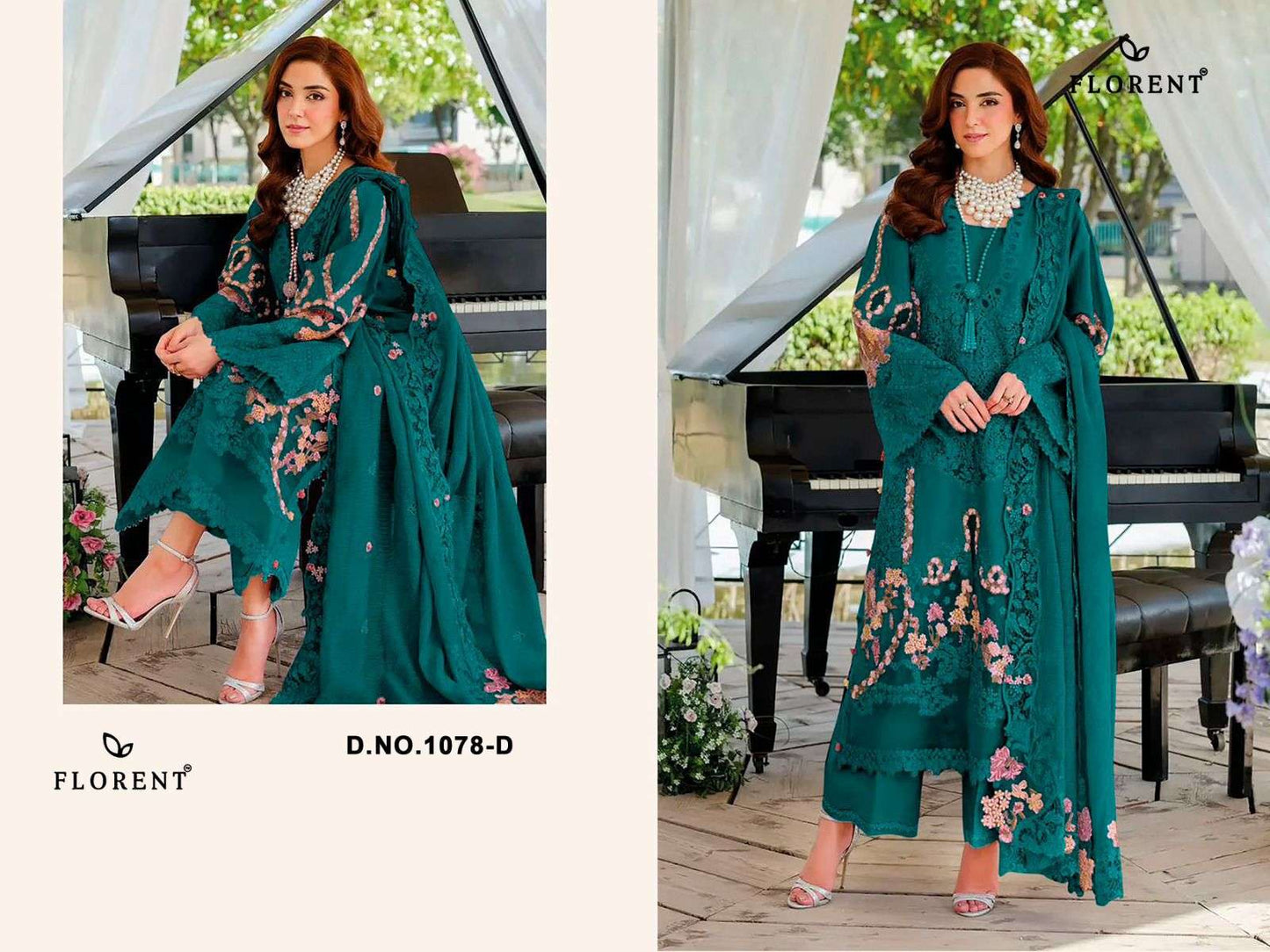 Florent 1078 Cambric Cotton Pakistani Suit