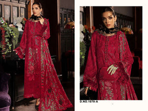 Florent 1079 Cambric Cotton Embroidered Pakistani Suit
