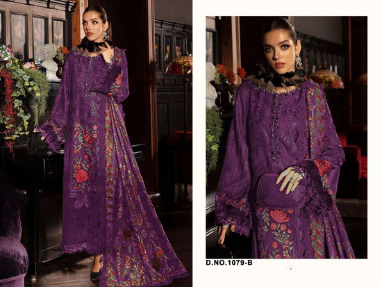Florent 1079 Cambric Cotton Embroidered Pakistani Suit