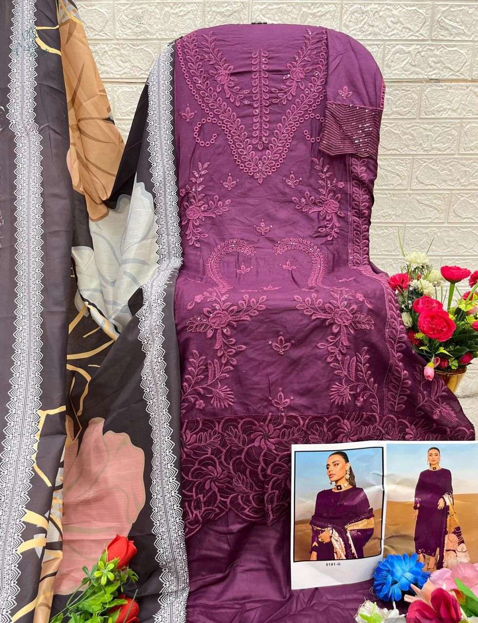 Florent 1082 Rayon Cotton Pakistani Suit