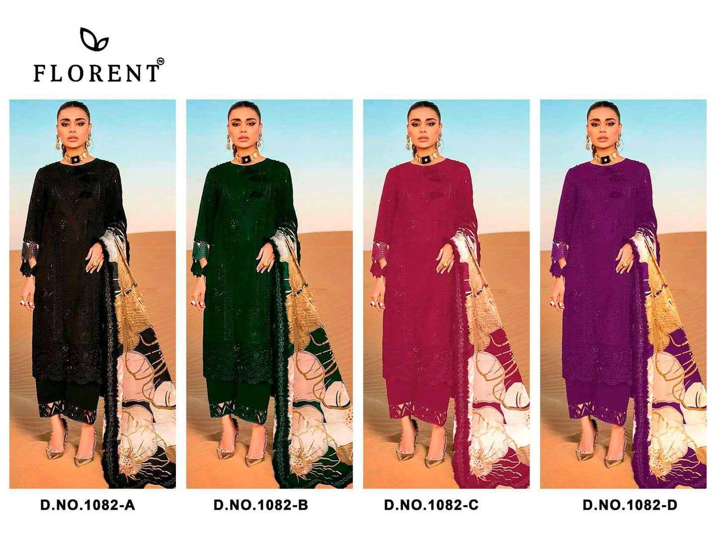 Florent 1082 Rayon Cotton Pakistani Suit