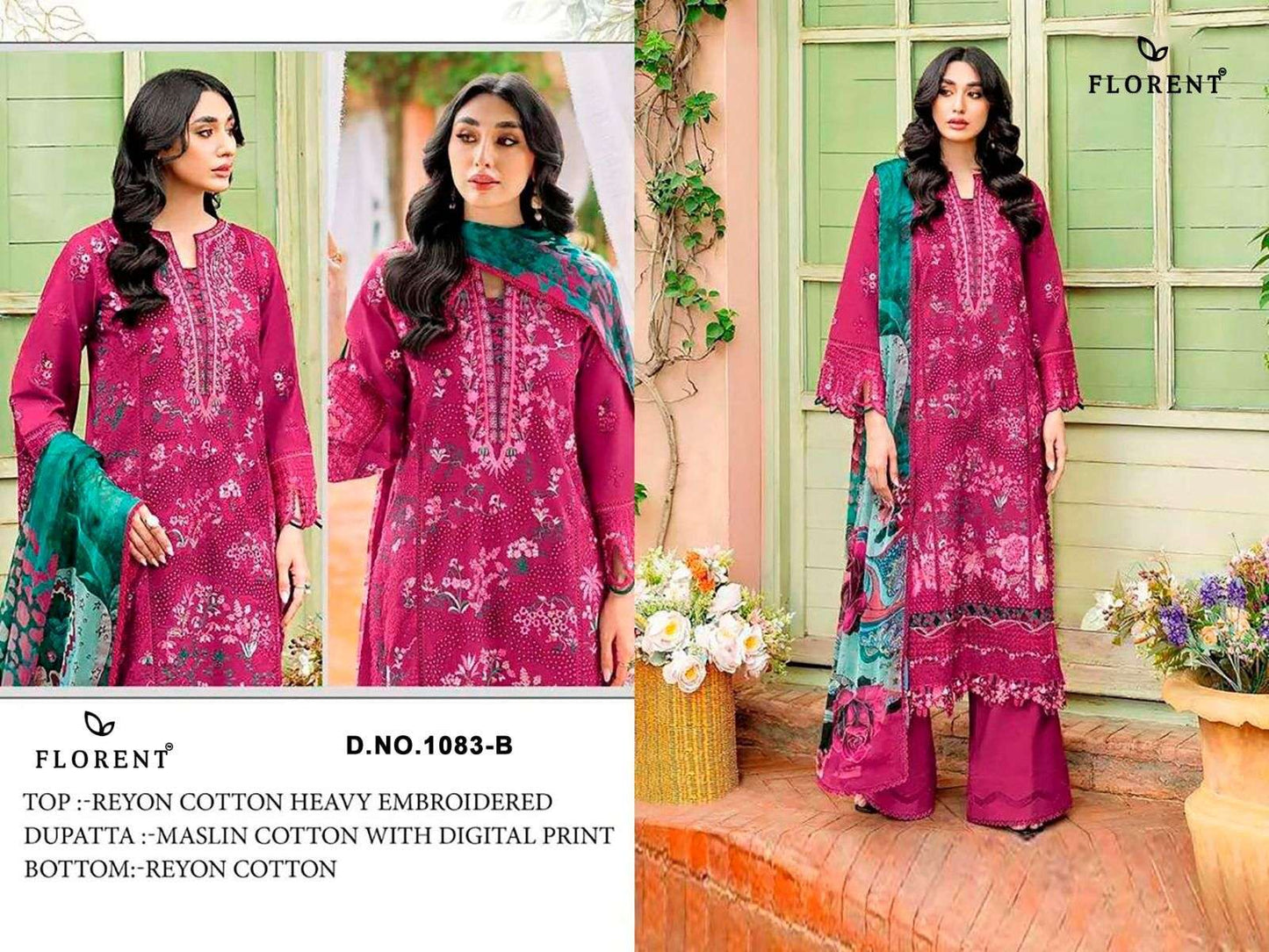 Florent 1083 Pakistani Suit Wholesale Catalogue - Amrah Wholesale