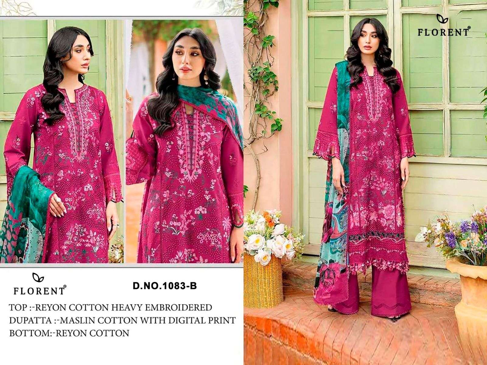 Florent 1083 Pakistani Suit Wholesale Catalogue - Amrah Wholesale
