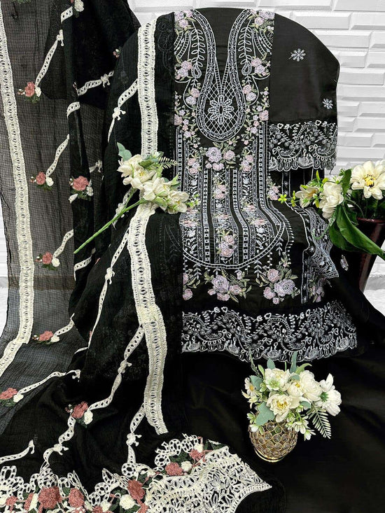 FLORENT 1090 Cambric Cotton Pakistani Suit - Amrah Wholesale