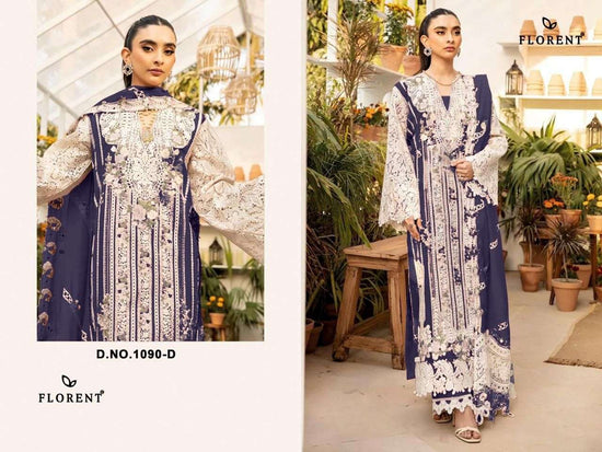 FLORENT 1090 Cambric Cotton Pakistani Suit - Amrah Wholesale