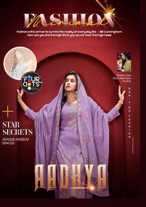 Fourdots Aadhya Dress Material Wholesale Catalogue