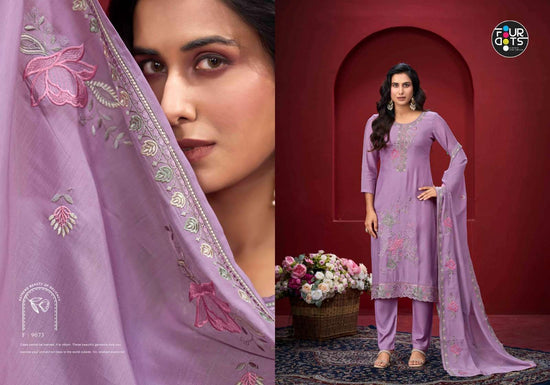 Fourdots Aadhya Dress Material Wholesale Catalogue