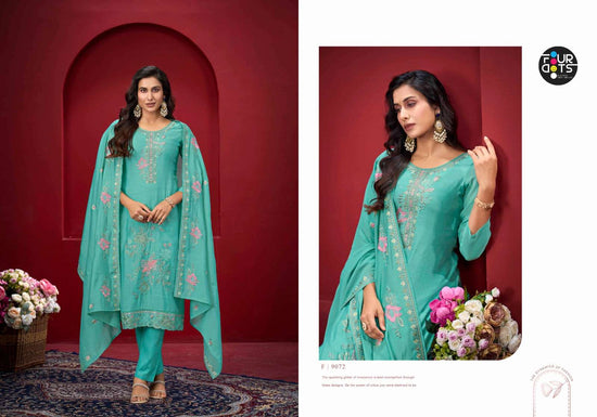 Fourdots Aadhya Dress Material Wholesale Catalogue