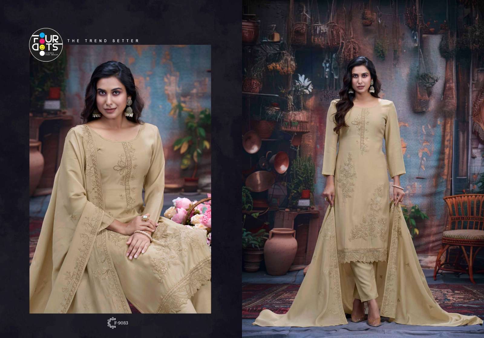 Fourdots Adora Dress Material Wholesale Catalogue - Amrah Wholesale