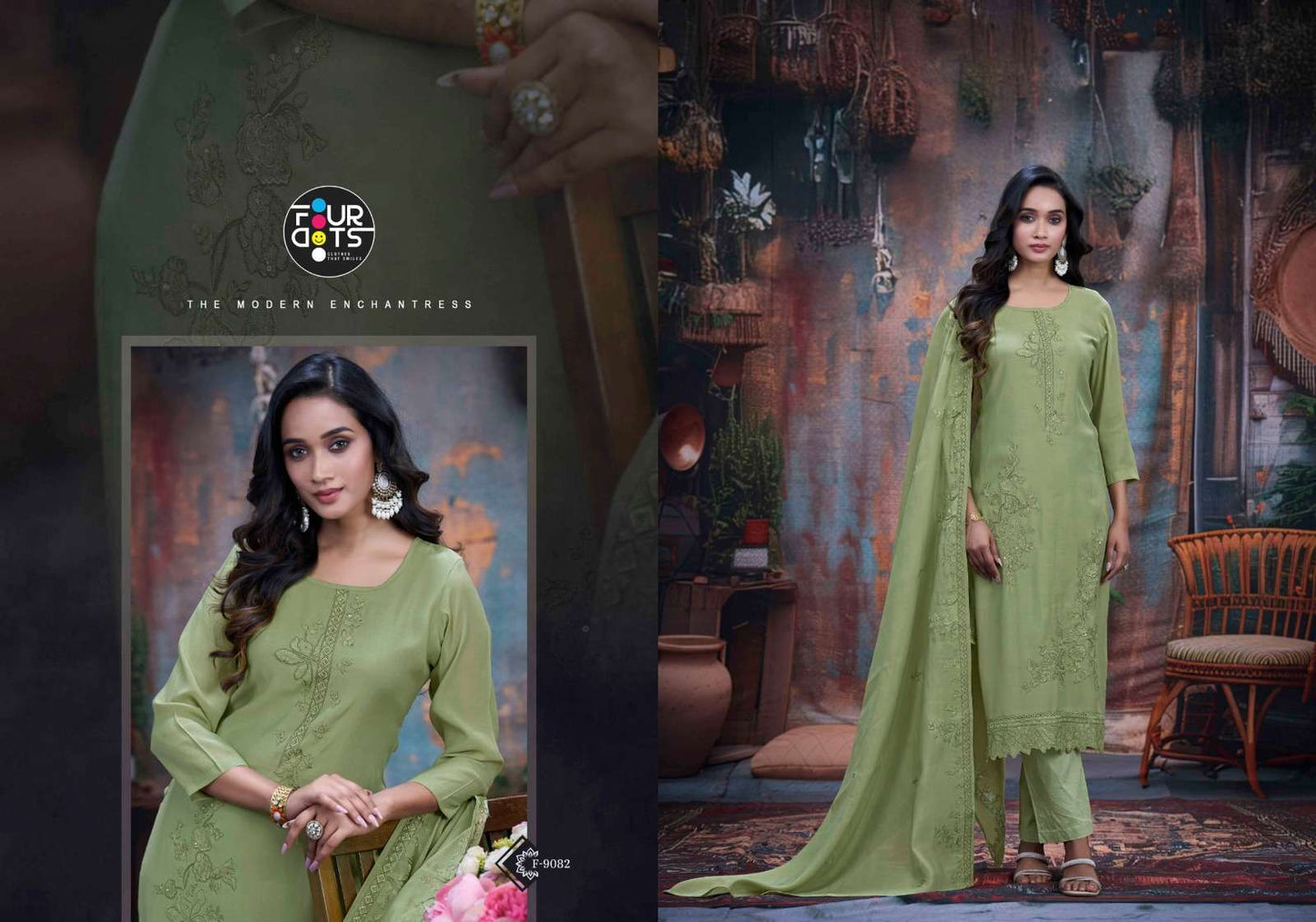 Fourdots Adora Dress Material Wholesale Catalogue - Amrah Wholesale