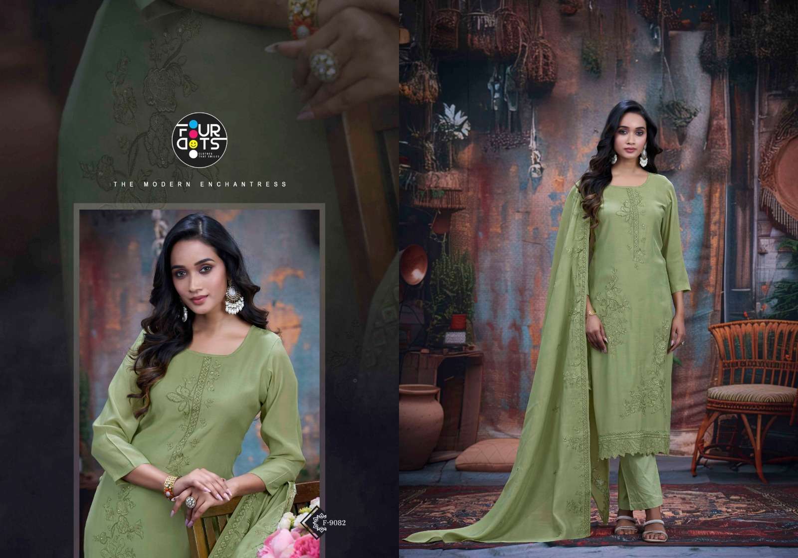 Fourdots Adora Dress Material Wholesale Catalogue - Amrah Wholesale